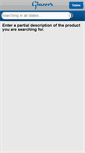 Mobile Screenshot of itemsearch.glazers.com
